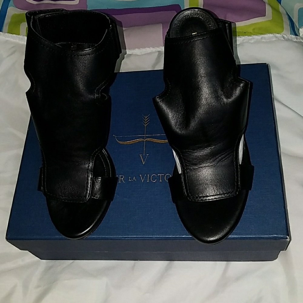 Black Block Heels